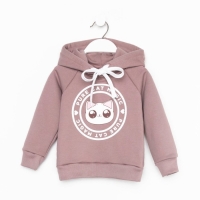 Худи для девочки KAFTAN "Dream", размер 36 (134-140), цвет коричневый Худи для девочки KAFTAN "Dream", размер 36 (134-140), цвет коричневый