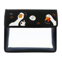 Папка для тетрадей А5 (230 х 190 х 50 мм), с клапаном на липучке, пластик/текстиль, Calligrata, "Гуси" Папка для тетрадей А5 (230 х 190 х 50 мм), с клапаном на липучке, пластик/текстиль, Calligrata, "Гуси"