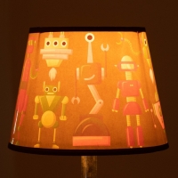 Абажур для светильника BayerLux &laquo;Роботы&raquo;, Е27, 20&times;20&times;15 см
