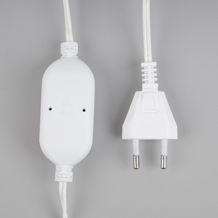 Гирлянда &laquo;Нить&raquo; 10 м роса, IP44, медная нить, 100 LED, свечение фиолетовое, мерцание, 220 В