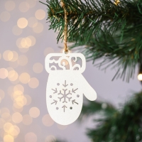 Ёлочные игрушки новогодние &laquo;Новый год: Чудес и волшебства&raquo;, набор 5 шт