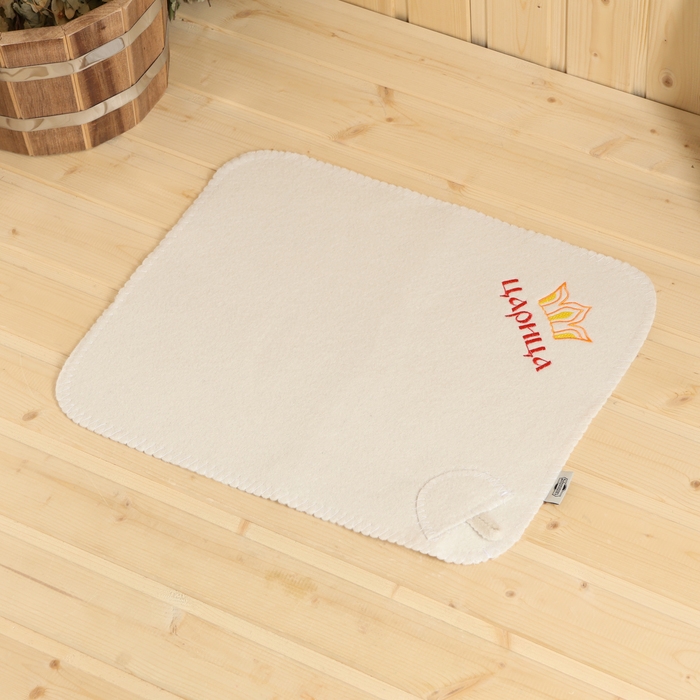 Набор банный "Царица", 10 предметов, белый