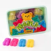 Антистресс сквиш мялка &laquo;Мишки&raquo;, в банке, МИКС