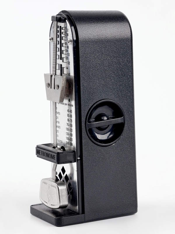 Метроном механический Music Life 5 х 3,5 х 11 см черный Метроном механический Music Life 5 х 3,5 х 11 см черный