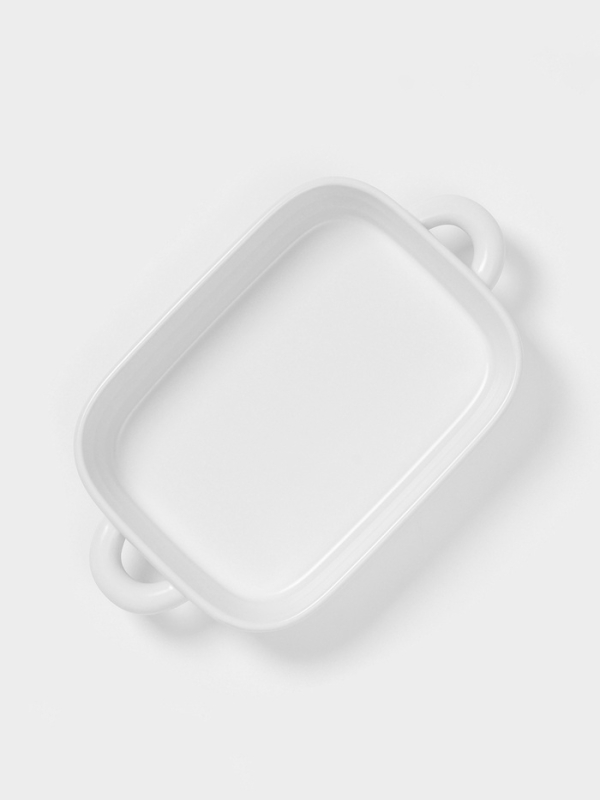 Форма для запекания Доляна &laquo;Зефир&raquo;, 38&times;22&times;6 см, прямоугольная, керамика, белая