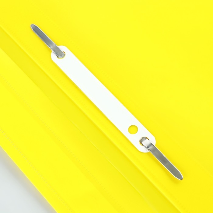 Набор папок-скоросшивателей А5, 5 штук, Calligrata, 180 мкм, с прозрачным верхом, жёлтый