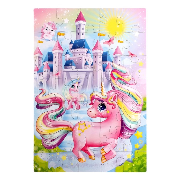 Пазлы &laquo;Страна единорогов&raquo;, 35 элементов