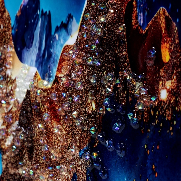 Картина акрил Картина акрил "Абстракция смола" 40х30 см