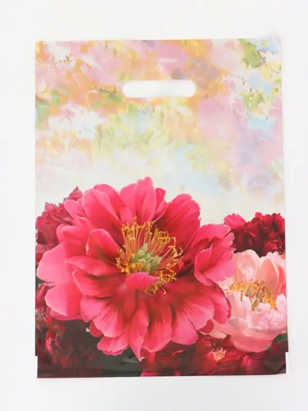 Пакет подарочный &laquo;Прима&raquo;, полиэтиленовый с вырубной ручкой, 30&times;40 см, 50 мкм