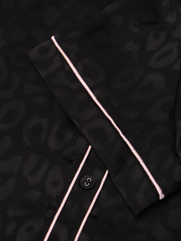 Пижама женская (рубашка и шорты) KAFTAN Leo black collection р-р 44-46