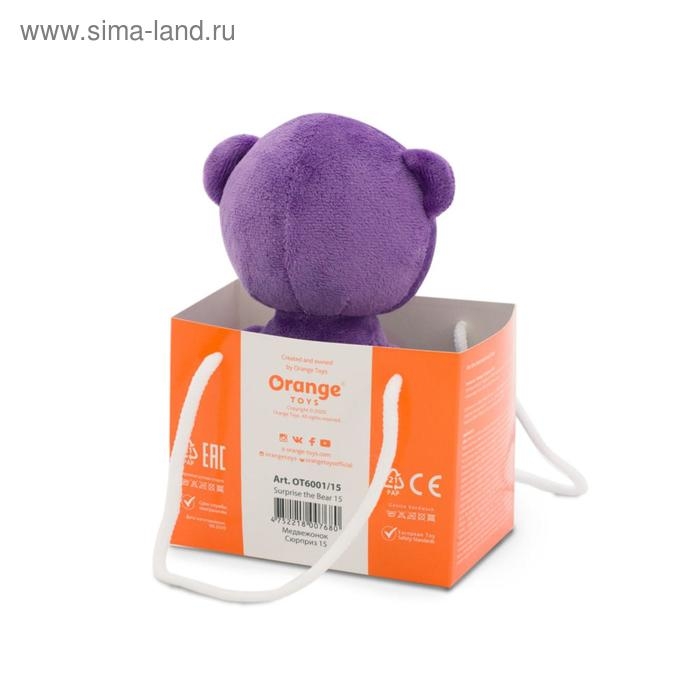 Мягкая игрушка «Медвежонок Сюрприз», 15 см, цвет МИКС Мягкая игрушка «Медвежонок Сюрприз», 15 см, цвет МИКС