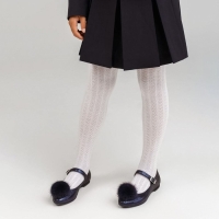 Колготки детские, цвет белый, рост 122-128 Колготки детские, цвет белый, рост 122-128