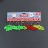 Светоотражающий брелок для ключей на кольце &laquo;Автомобиль&raquo;, пластик, 7.3&times;3 см, МИКС