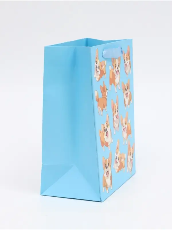 Пакет подарочный &laquo;Милые пёсики&raquo;, MS 18 &times; 23 &times; 10 см