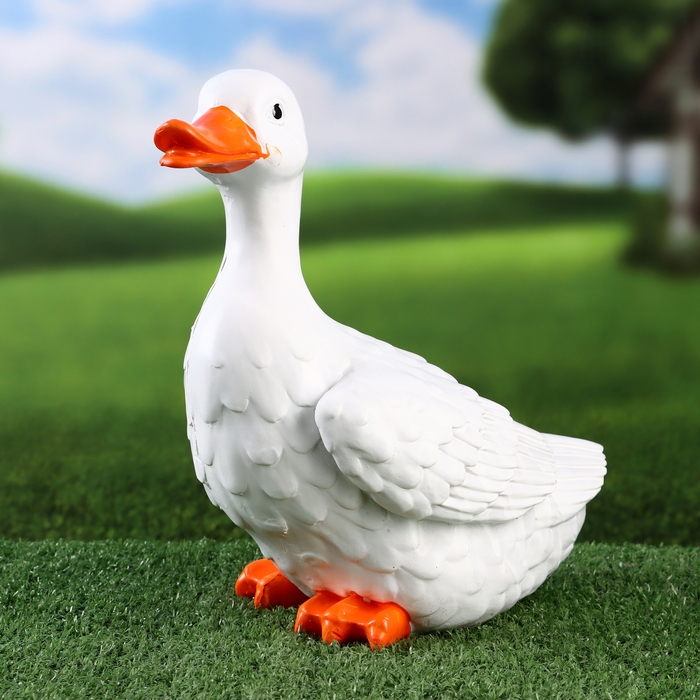 Садовая фигура Садовая фигура "Гусыня" 23х14х27см ///