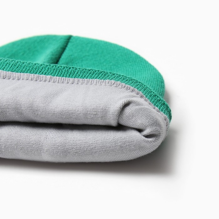 Шапка детская MINAKU р-р 46-48, цвет зеленый Шапка детская MINAKU р-р 46-48, цвет зеленый