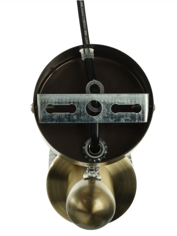 Бра с проводом "Селден" 1хЕ27 40Вт бронза 14х8х12 см