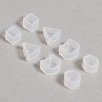 Форма силиконовая универсальная &laquo;Сережки-пусеты&raquo;, набор 8 шт. (4 вида)