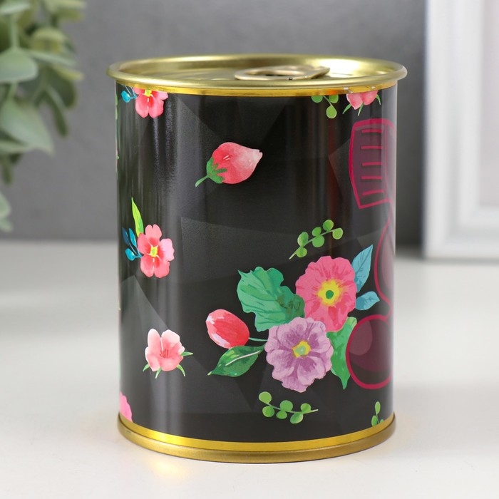 Подарочные носки в банке &laquo;Шанель&raquo;, (внутри носки женские, цвет белый)