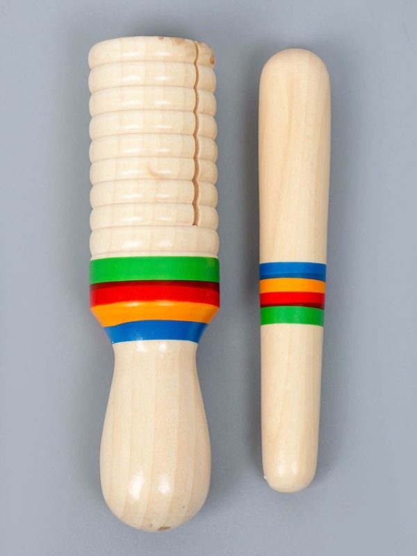 Музыкальный инструмент Гуиро Music Life трещотка, 13 х 3,5 см Музыкальный инструмент Гуиро Music Life трещотка, 13 х 3,5 см