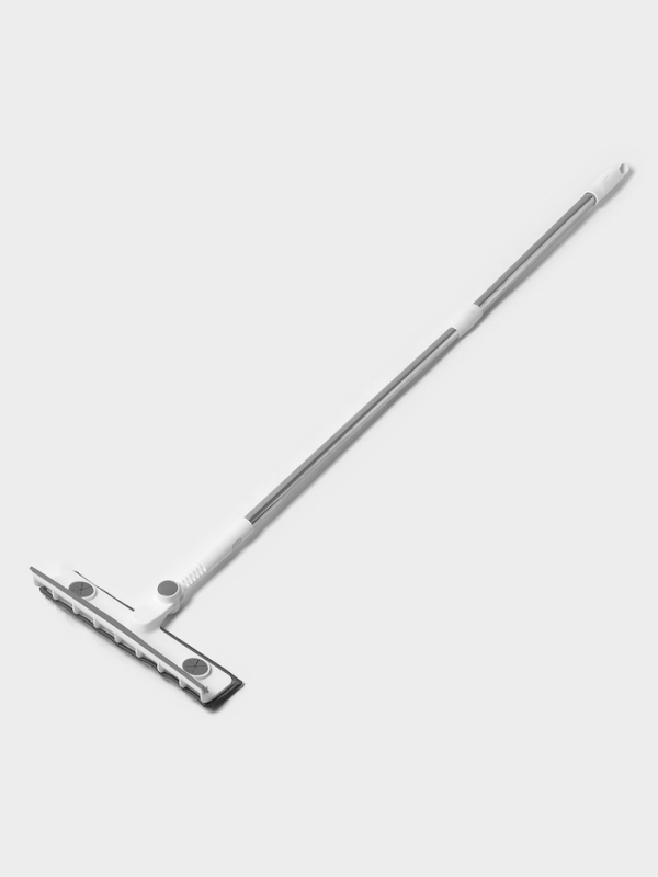 Окномойка с насадкой из микрофибры 2 шт, фиксатор, стальная телескоп ручка 26х6х77,5(123)см   108485