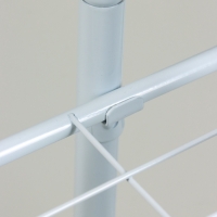 Подставка для цветов Greengo, 6 полок, 44 &times; 22 &times; 105 см, напольная, металл, белая