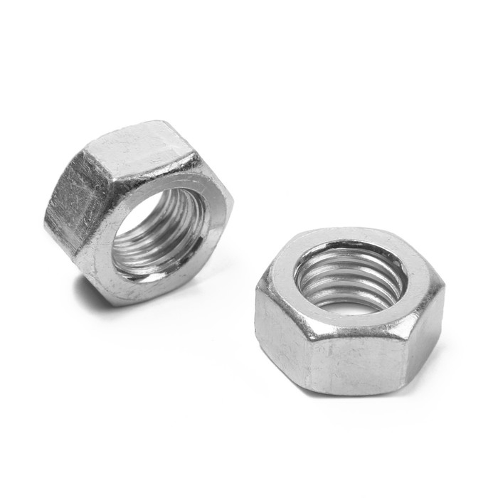 Гайка ТУНДРА, шестигранная, DIN 934, класс прочности 6, оцинкованная, М12, 1 кг