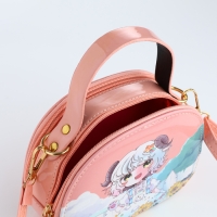 Сумка детская для девочки на молнии «Выбражулька», цвет коралловый Сумка детская для девочки на молнии «Выбражулька», цвет коралловый