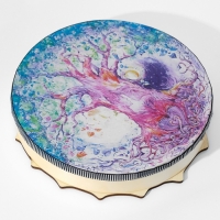 Шаманский бубен "Дерево любви" с колотушкой 5х25х25 см Шаманский бубен "Дерево любви" с колотушкой 5х25х25 см