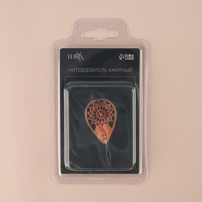 Нитковдеватель ажурный 6*2,8см бронзовый ТР Нитковдеватель ажурный 6*2,8см бронзовый ТР