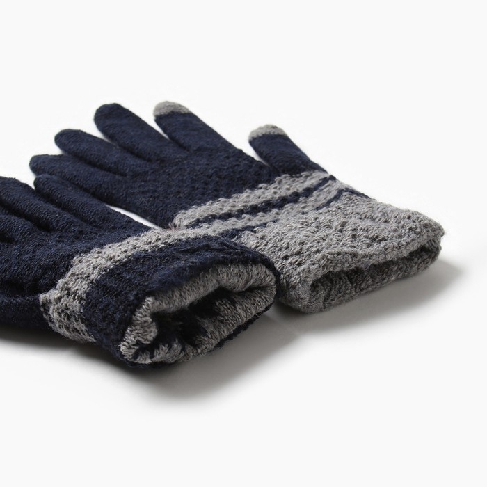 Перчатки мужские, цвет синий/серый, размер 10 Перчатки мужские, цвет синий/серый, размер 10