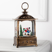 Светодиодная фигура &laquo;Снеговики на лыжах&raquo; 14.5 &times; 22 &times; 8 см, пластик, батарейки ААх3 (не в комплекте), USB, свечение тёплое белое