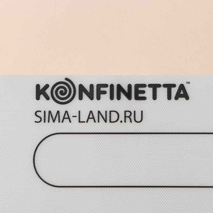 Армированный коврик для выпечки KONFINETTA &laquo;Эклер&raquo;, силикон, 38&times;28 см, 0,4 мм, цвет белый