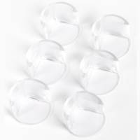 Защитные накладки на углы, круглые, набор 6 шт., силикон, Крошка Я Защитные накладки на углы, круглые, набор 6 шт., силикон, Крошка Я