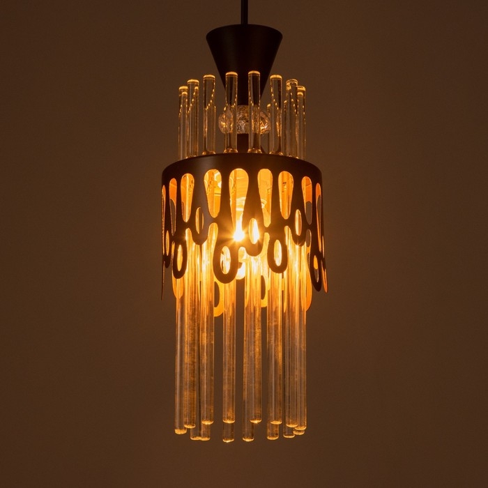 Подвес "Капель" 1х60Вт Е27 Черный