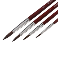 Набор кистей пони 4 штуки, ErichKrause "JollyFriends" для акварели и гуаши, в блистере Набор кистей пони 4 штуки, ErichKrause "JollyFriends" для акварели и гуаши, в блистере