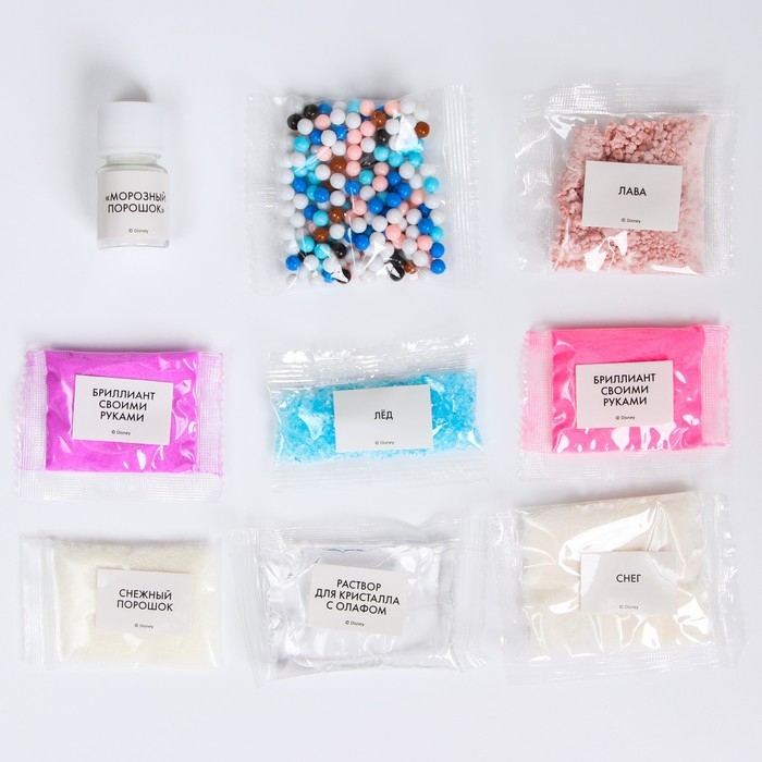 Большой набор опытов 8 в 1 «Холодное сердце», 8 новогодних опытов Большой набор опытов 8 в 1 «Холодное сердце», 8 новогодних опытов