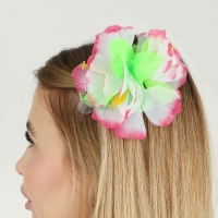 Гавайский набор «Тропики»: юбка, зажим, венок, цвет розовый Гавайский набор «Тропики»: юбка, зажим, венок, цвет розовый