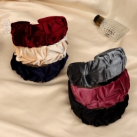 Ободок для волос "Юнона" классика бархат, 5 см, микс Ободок для волос "Юнона" классика бархат, 5 см, микс