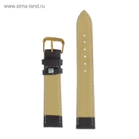 Ремешок для часов "Соломон", 18 мм, натуральная кожа, l-20 см, коричневый с тиснением Ремешок для часов "Соломон", 18 мм, натуральная кожа, l-20 см, коричневый с тиснением