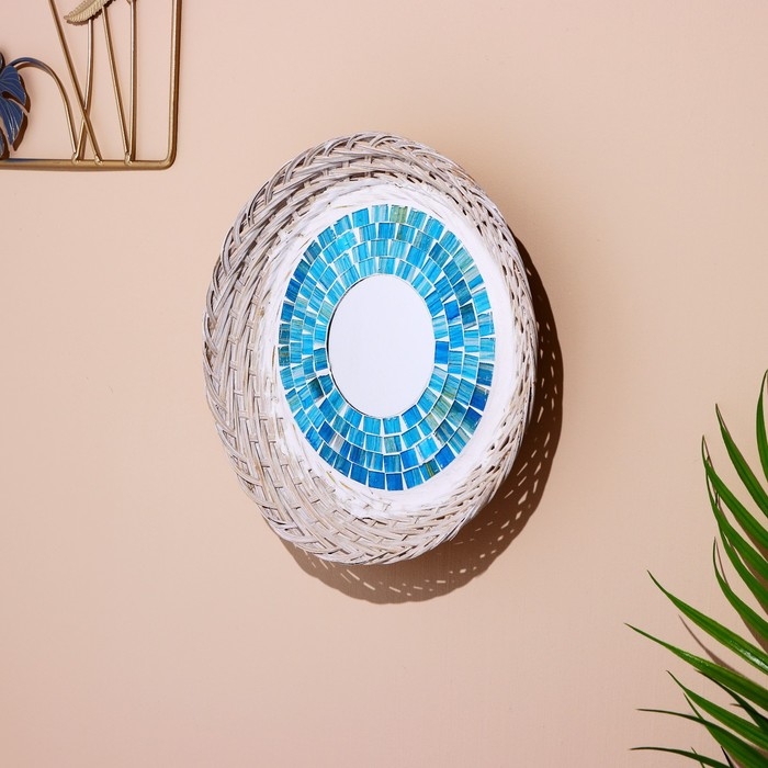 Зеркало Зеркало "Романтика" кокос 24 см