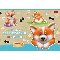 Альбом для рисования А4, 40 листов, на скрепке, "Рыжий Коржик", обложка мелованный картон, матовая ламинация, блок 100 г/м², МИКС Альбом для рисования А4, 40 листов, на скрепке, "Рыжий Коржик", обложка мелованный картон, матовая ламинация, блок 100 г/м², МИКС