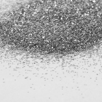 Наполнитель для шара &laquo;Блёстки&raquo;, 1 кг, 0,5 мм, цвет серебряный