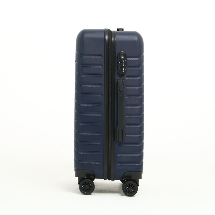 Чемодан средний 59 л (M) Goran Tomp, отдел на молнии, кодовый замок, 4 колеса, цвет синий Чемодан средний 59 л (M) Goran Tomp, отдел на молнии, кодовый замок, 4 колеса, цвет синий