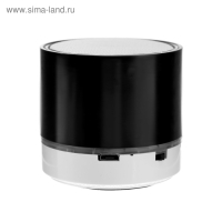 Портативная колонка Luazon Hi-Tech18, 3 Вт, 520 мАч, microSD, USB, черная