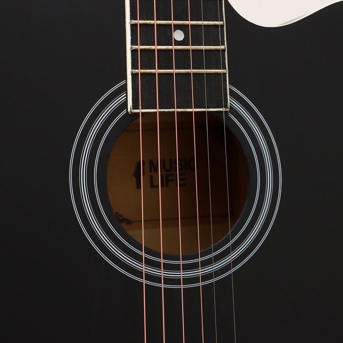 Акустическая гитара Music Life YD-D38Q, черная