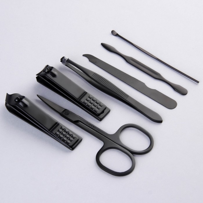 Маникюрный набор 7 предметов &laquo;Strong man&raquo;, 10,8 х 6,7 см