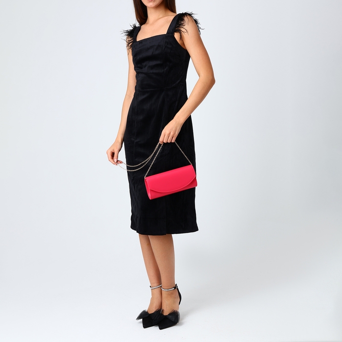 Сумка-клатч на магните, цвет фуксия Сумка-клатч на магните, цвет фуксия