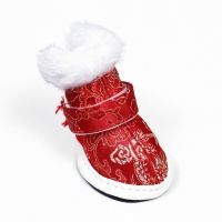 Ботинки "Забава", набор 4 шт, 3 размер, красные