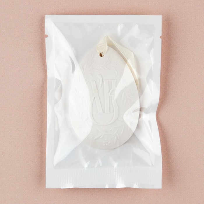 Гипсовое аромасаше &laquo;ХВ&raquo;, аромат ваниль, 1.5 х 4.9 х 7 см.